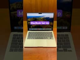 How To Set Up a New MacBook