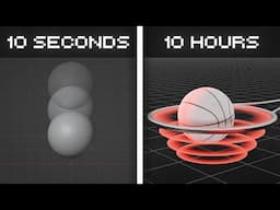 Animating a Ball in 10 Seconds Vs 10 Hours, in 3D