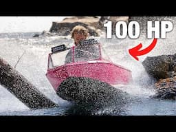 World's Smallest Jet Boat VS Rough Water!