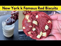 New York’s Famous Red Biscuits | Red Velvet Cookies | Fool Proof Recipe @Humainthekitchen