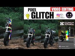 How To Make Pixel Glitch Reels Video | Bike Reveal Pixel Effect | Trending Reel EdiTing | VN Editing