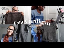 day 6 | knitting half of the body ribbing and editing 8 knitting vlogs for the week | daily vlog