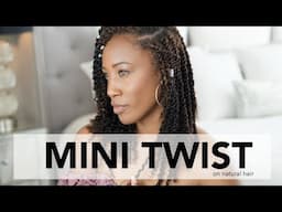 How To Grow Long Hair with Mini Twist Protective Style