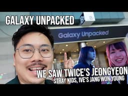 SEEING KPOP STARS AT THE GALAXY UNPACKED!