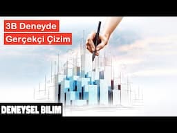 3D Nasıl Çizilir? Çok Basit Bir Çizim Yöntemi | How To Draw In 3D | Deneysel Bilim