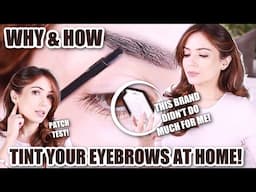 Beginners Eye Brow Tinting Tutorial | DIY Eyebrow Tinting At Home