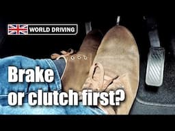 Clutch or Brake First When Stopping or Slowing Down? Driving a Manual Car Tips