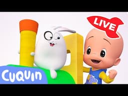 🔴 LIVE 🔴 Learn colors, numbers and shapes with Cuquín | Educational videos for kids