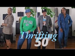 Thrift with me + thrift haul  || 50 plus club|| Helen H