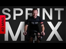 40 Minute Indoor Cycling Workout | Sprint Mix