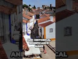 Obidos Uncovered: Exploring Portugal's Enchanting Medieval Gem #shorts