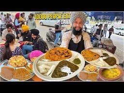 99/- Indian Street Food Punjab 😍 Hyderabadi Veg Biryani, Bullet wala Saag Makki Roti, Rajma Chawal