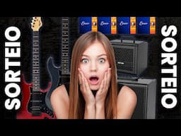 VOU SORTEAR 2 GUITARRAS 2 AMPLIFICADORES E 24 CORDAS ELIXIR