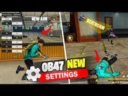 OB47 New Pro Settings and Changes in FF Advance Server - GARENA Free Fire