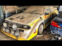 Abandoned rally cars. Abandoned race cars. Lost legendary sport cars.