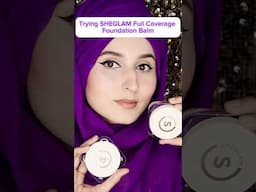 Trying ​⁠@sheglam_official  Full Coverage Foundation Balm  #SHEGLAM#sheglamfoundationbalm