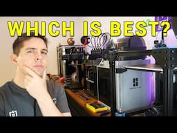 The 3D printers I actually use, and what annoys me about them