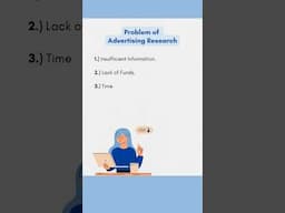 Problem of Advertising Research | Student Notes |