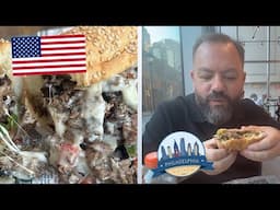 BRITS Try the BEST CHEESESTEAK in PHILADELPHIA!