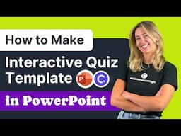 How to create an Interactive Quiz Question Template in PowerPoint