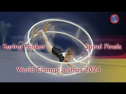 Karina Peisker World Championships 2024 in Gymwheel Woman Spiral Finals 4th Place