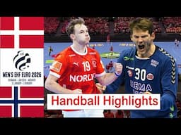 Denmark Vs Norway Handball Highlights EHF Euro Cup 2026