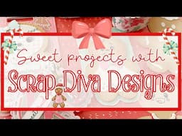 Gingerbread and Candy Canes with Scrap Diva Designs! 🍬