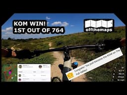 MTB KOM WIN POV on Segment with 2,389 Attempts - Trexler Nature Preserve