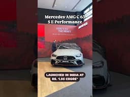 MOST POWERFUL MERCEDES-AMG C 63 lands in India!