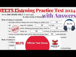 IELTS Listening Actual Test 2024 with Answers | 24.10.2024