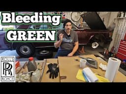 First time BLEEDING Rolls Royce LHM Mineral Brakes & Rebuild on my RESCUED Silver Spirit III. Ep.20