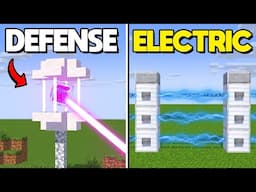 Minecraft: 7 Defense Redstone Build Hacks!