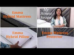 Best Mattress for Quality sleep | Emma Hybrid Mattress | Hybrid Pillows | Mattress Protector Review