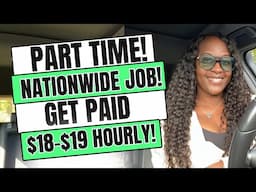 🙌🏾 NATIONWIDE! WORK PART TIME FROM ANY STATE! $18-$19 HOURLY PART TIME WORK FROM HOME JOB 2024