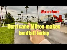 RIDING OUT HURRICANE MILTON IN A MOBILE HOME 10/9 #hurricane