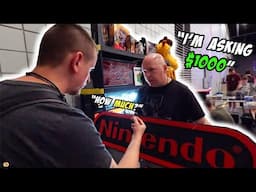 This Retro Game Vendor had VERY RARE Nintendo GRAILS!