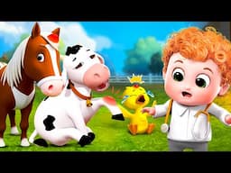 NEW Old MacDonald Had A Farm + Daddy Finger Mummy Finger | Nursery Rhymes & Kids Songs #bluefish