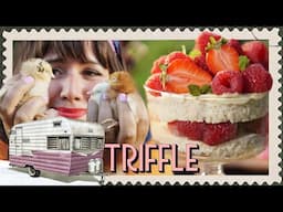 HOW TO STEAL EGGS TO MAKE A TRIFFLE IN MY TRAILER | SWEET CALIFORNIA | RAIZA COSTA