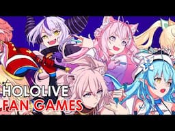 I played a bunch of Hololive fan games