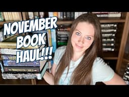 NOVEMBER BOOK HAUL~hauling some brand new fantasy and romance book releases!!!