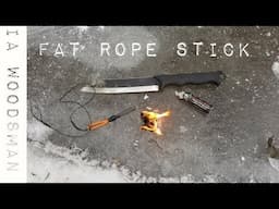 Fat Rope Stick Fire Starter