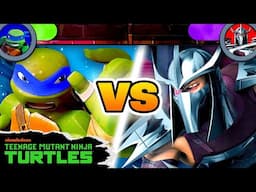 Leo's Biggest BATTLES with Video Game Style Health Bars! 🎮 | Teenage Mutant Ninja Turtles