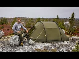 Camping in Rain And Thick Fog Conditions