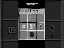 Goat x Minecraft 🗿 #messi #footballshorts #soccer #hearttoheart #ronaldo