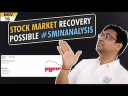 Alert: Stock Market May Recover !!!!