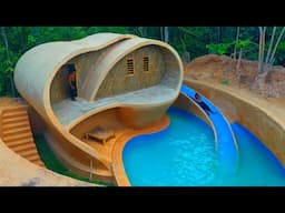 My 365Days Building Luxury Dream House Full Furniture and Beautiful Pool Summer Holiday in Jungle