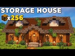 Minecraft: Storage House for Survival [Tutorial]