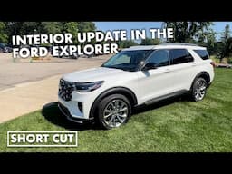 2025 Explorer SUV interior review