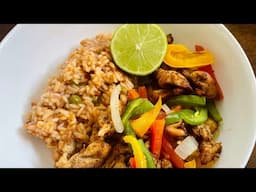 One pot chicken fajitas and rice using Ninja Speedi