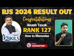 JKILS Student Akash Taxak Secures Rank 127 in RJS 2024 | Best Judiciary Coaching in Jaipur